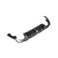 Carbon Fibre Rear Diffuser with LED for Audi 8V RS3 Saloon 17-20-Carbon Factory