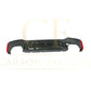Carbon Fibre Rear Diffuser with Quad Exhaust Pipe for BMW G30 G31 5 Series M Sport 17-23-Carbon Factory