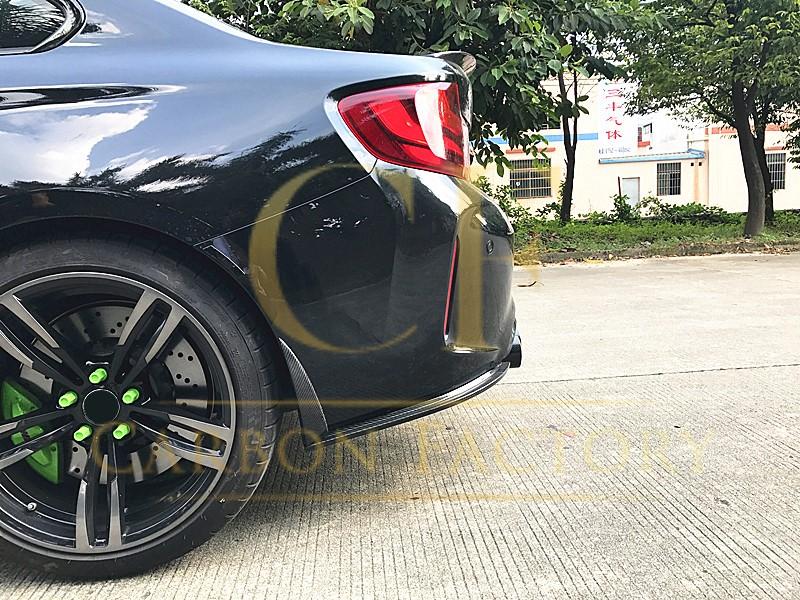 Carbon Fibre Rear Fender Trim for BMW F87 F87C M2 16-21-Carbon Factory