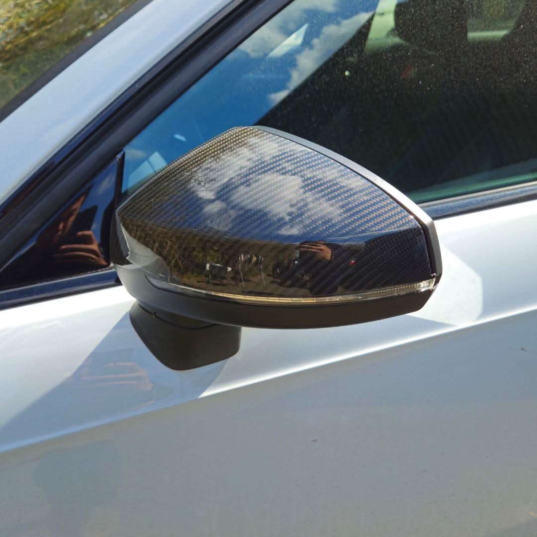 Carbon Fibre Replacement Mirror Covers for Audi 8V A3 S3 RS3 13-20 - Carbon Factory