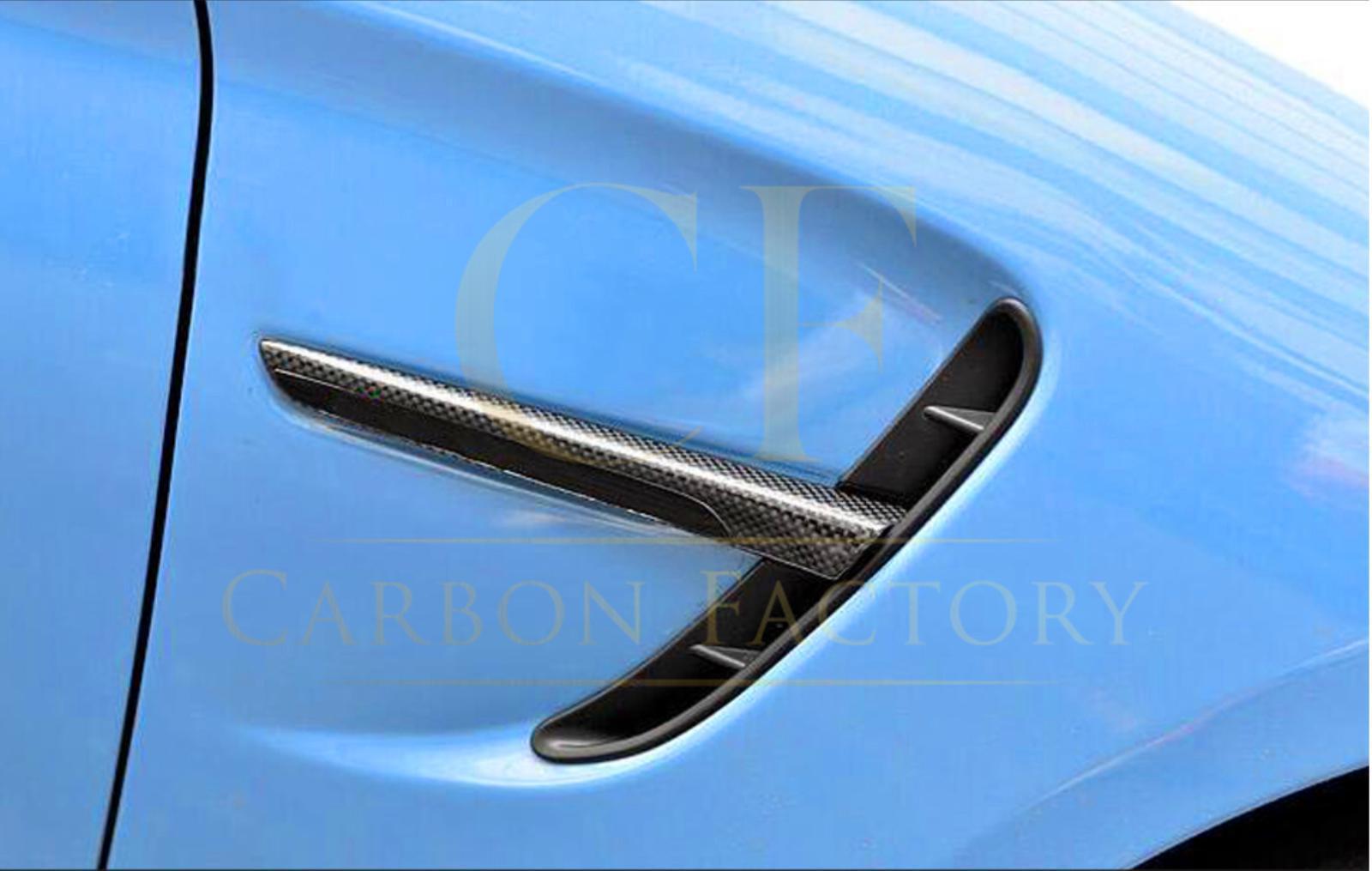Carbon Fibre Side Fender Trims for BMW F80 M3 F82 F83 M4 14-20-Carbon Factory