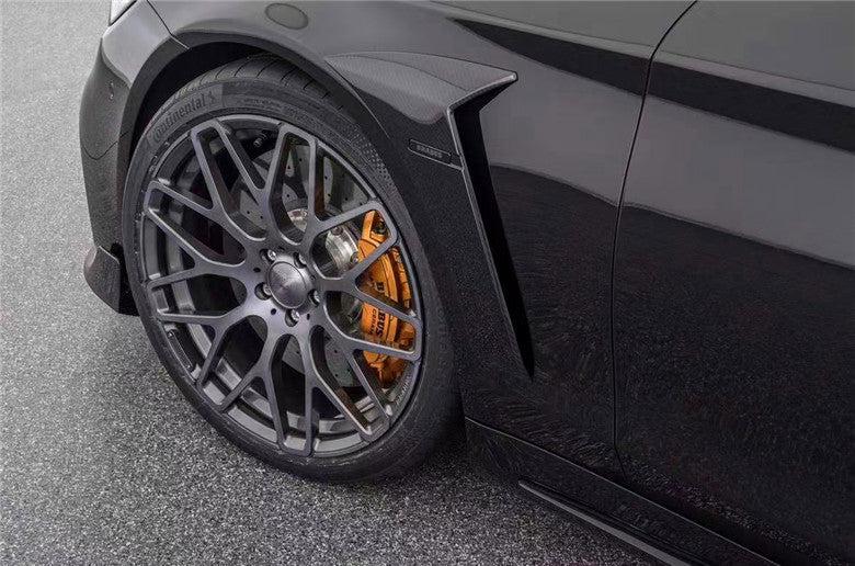Carbon Fibre Side Fender Trims for Mercedes Benz W222 S Class Saloon 14-20-Carbon Factory