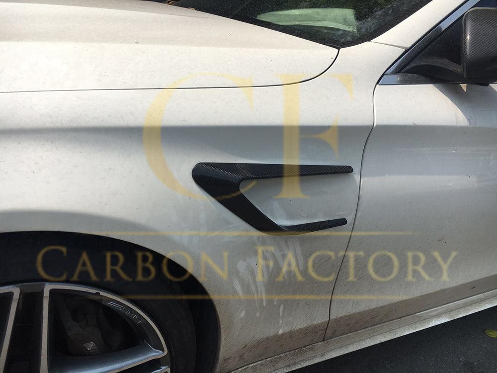Carbon Fibre Side Fender Trims for Mercedes W205 C Class C63 15-18-Carbon Factory