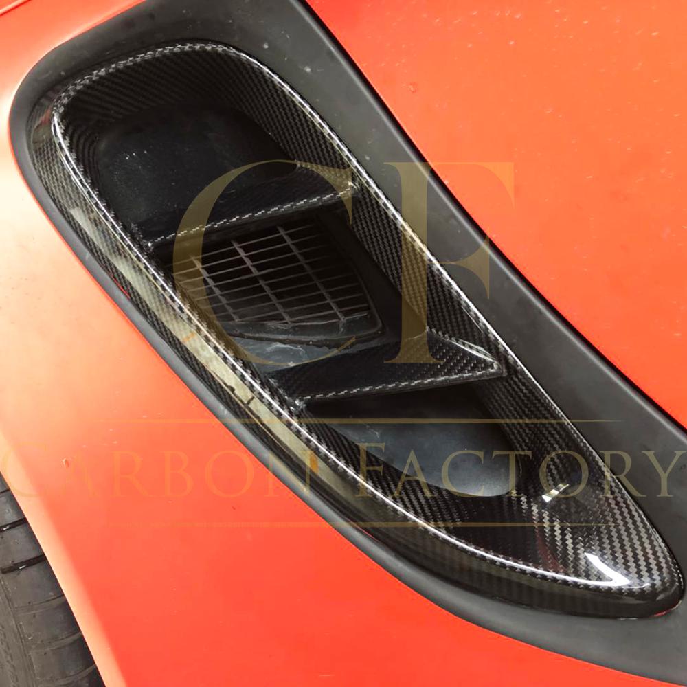 Carbon Fibre Side Fender Trims for Porsche Boxster & Cayman 718 16-19-Carbon Factory