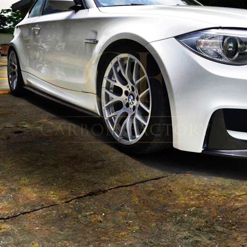 Carbon Fibre Side Skirt for BMW E82 Coupe 1M 12-13-Carbon Factory