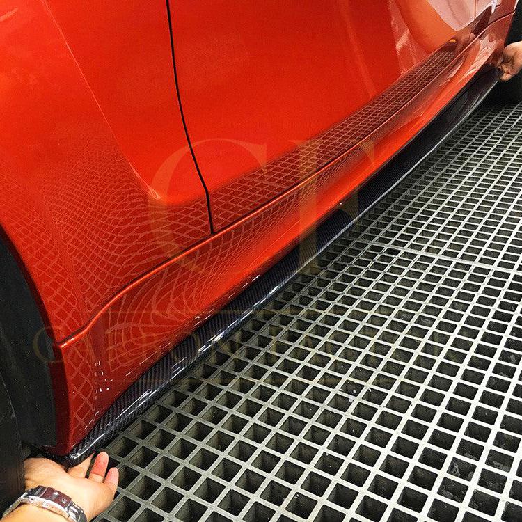 Carbon Fibre Side Skirt for BMW E82 Coupe 1M 12-13-Carbon Factory