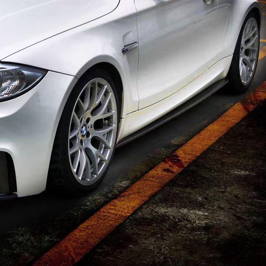 Carbon Fibre Side Skirt for BMW E82 Coupe 1M 12-13-Carbon Factory