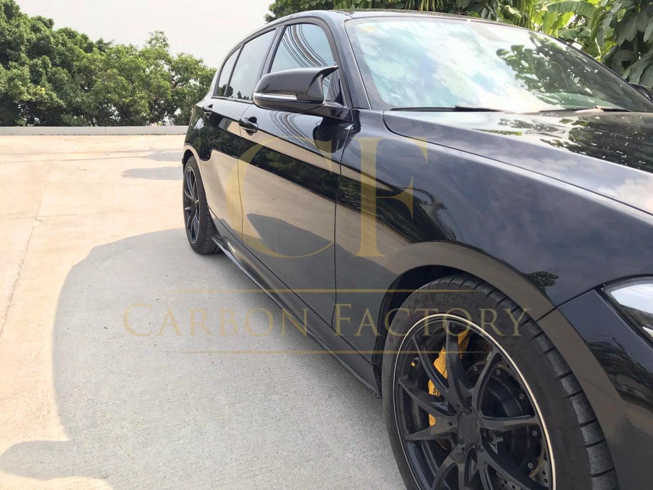 Carbon Fibre Side Skirt for BMW F20 1 Series M Sport 2 Door 10-19-Carbon Factory