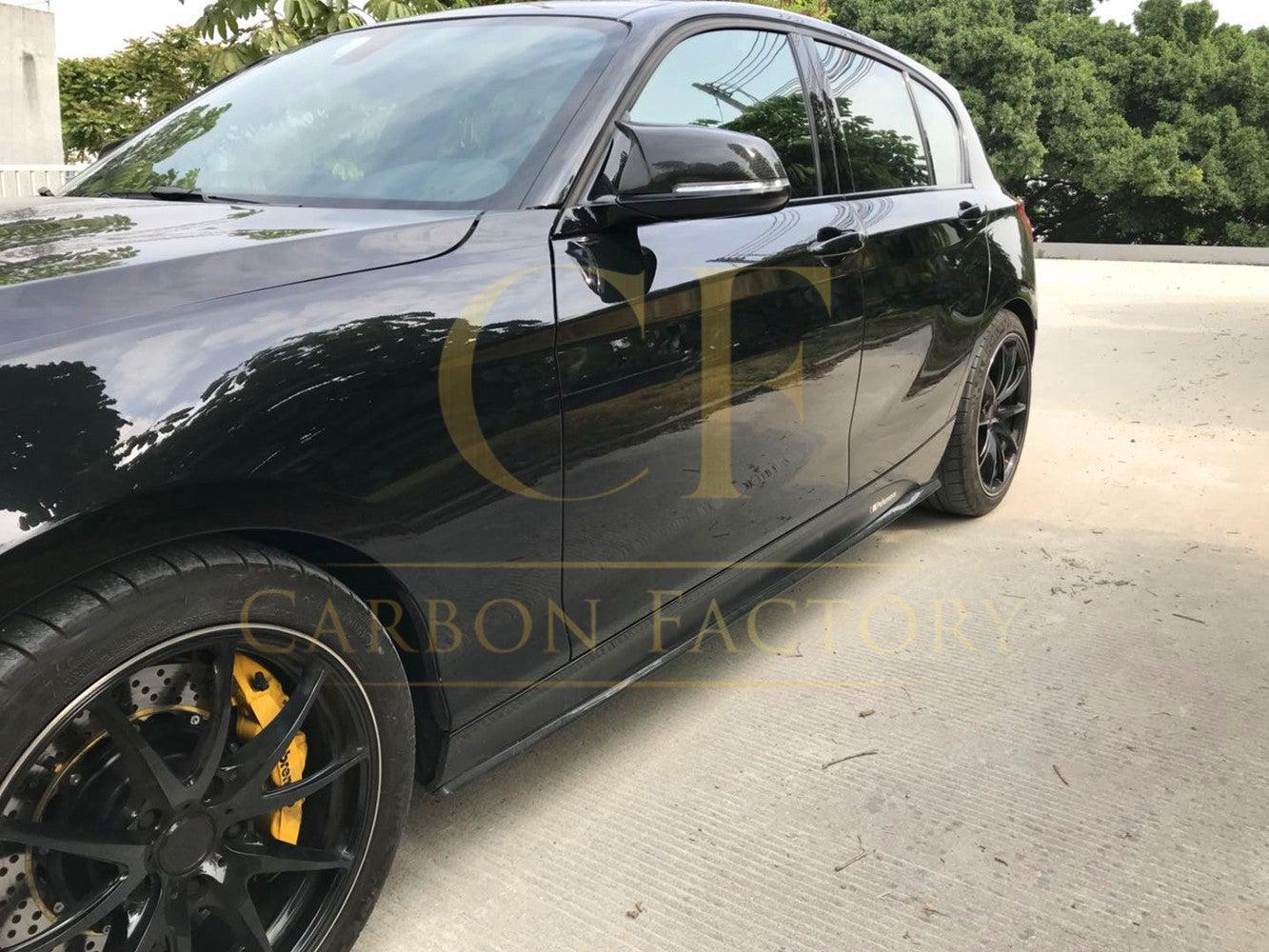 Carbon Fibre Side Skirt for BMW F20 1 Series M Sport 2 Door 10-19-Carbon Factory