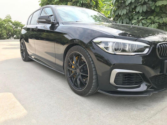 Carbon Fibre Side Skirt for BMW F20 1 Series M Sport 2 Door 10-19-Carbon Factory
