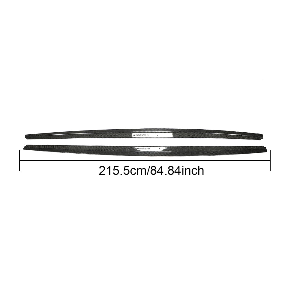 Carbon Fibre Side Skirts for BMW F10 5 Series inc M5 10-17-Carbon Factory