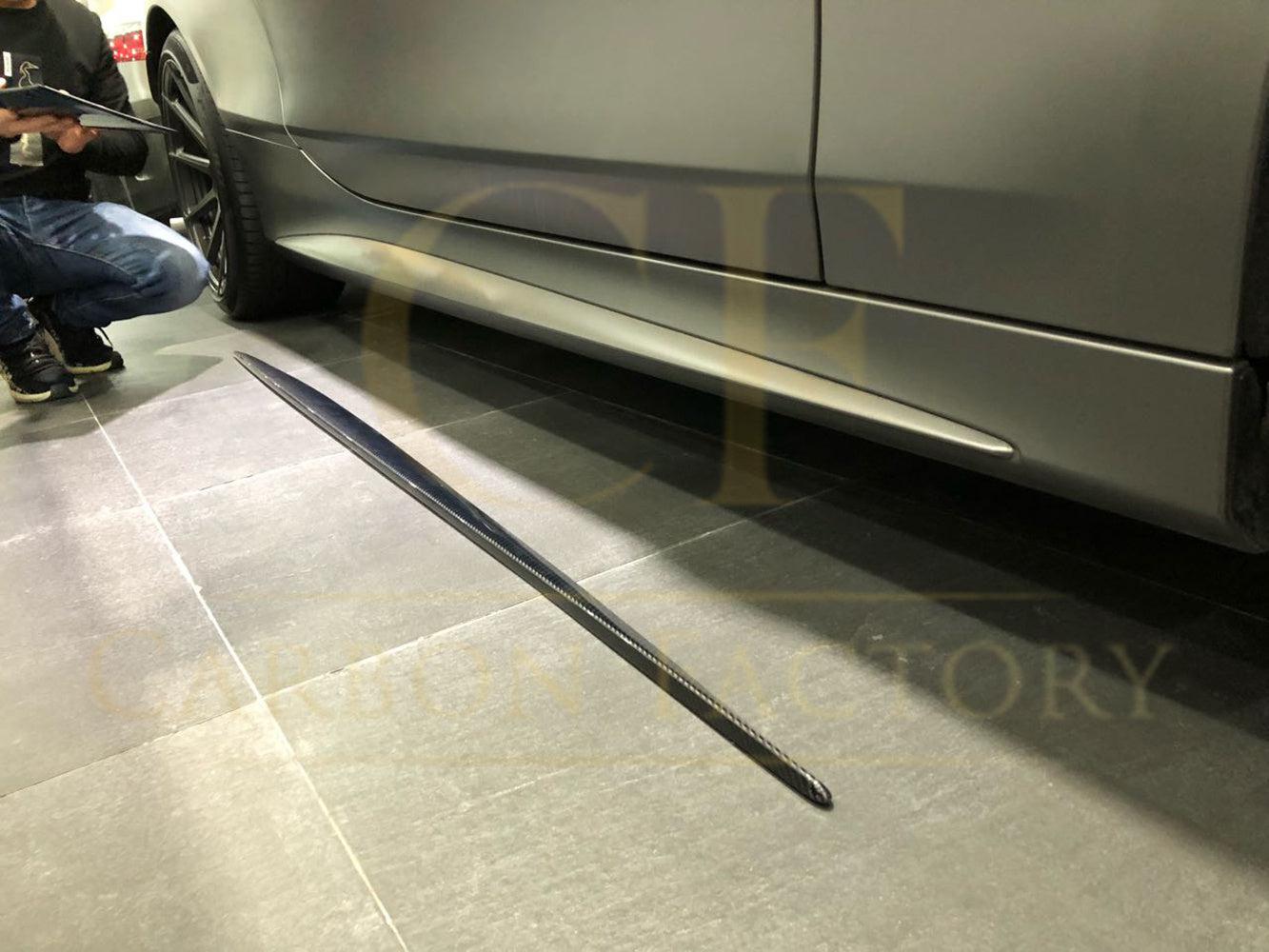 Carbon Fibre Side Skirts for Mercedes Benz W222 S Class Coupe 14-17-Carbon Factory