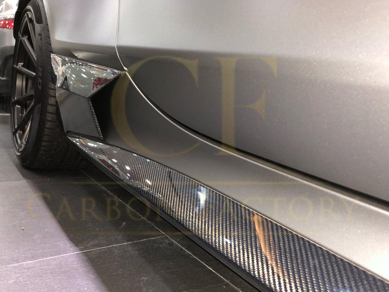 Carbon Fibre Side Skirts for Mercedes Benz W222 S Class Coupe 14-17-Carbon Factory