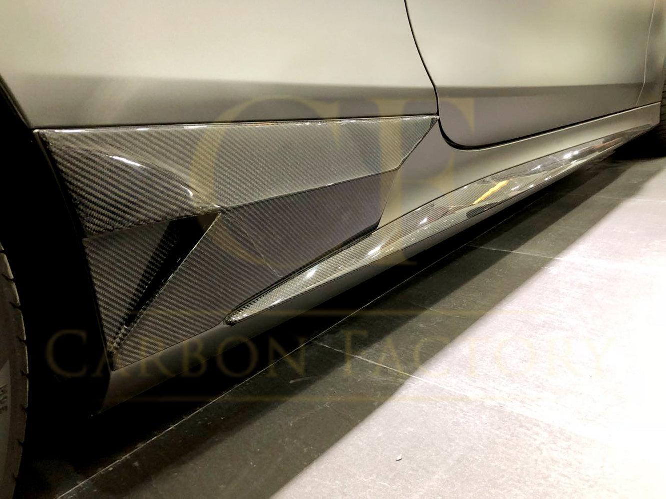 Carbon Fibre Side Skirts for Mercedes Benz W222 S Class Coupe 14-17-Carbon Factory
