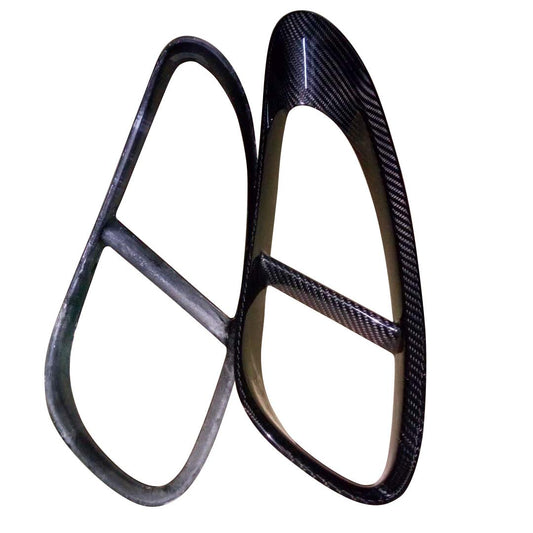 Carbon Fibre Side Vent Trims for Porsche Boxster 981 13-15-Carbon Factory