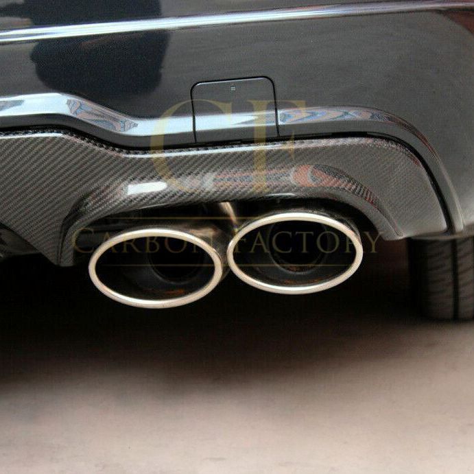 Carbon Fibre Small Fin Rear Diffuser for Mercedes Benz W204 C63 Facelift 12-14-Carbon Factory