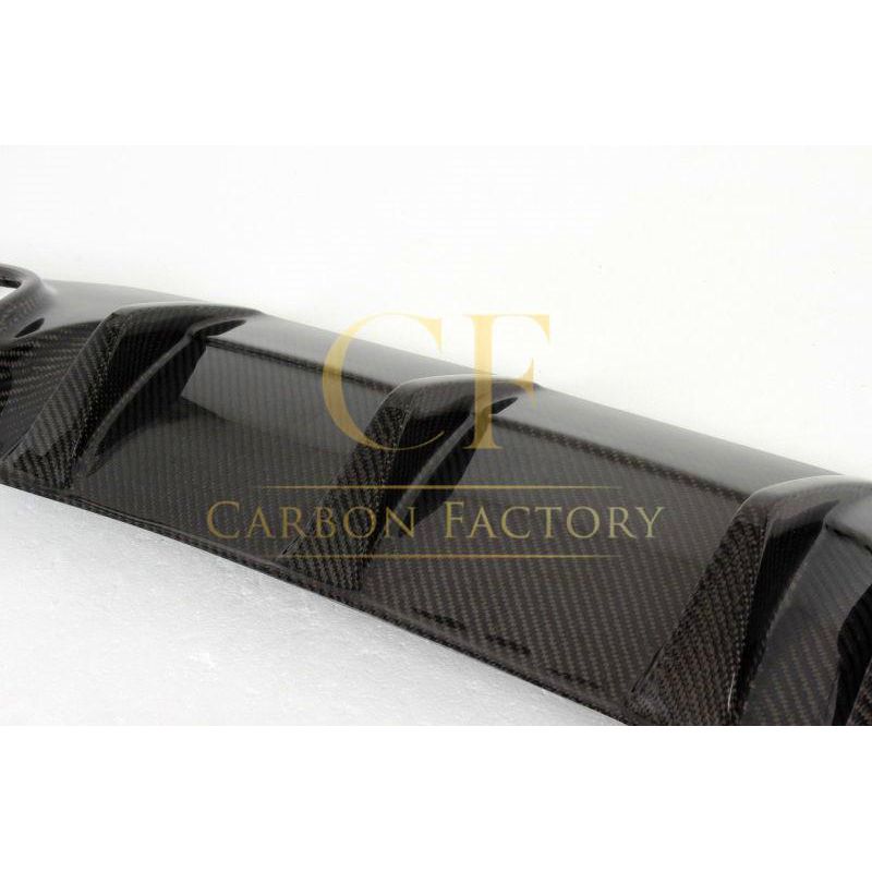Carbon Fibre Small Fin Rear Diffuser for Mercedes Benz W204 C63 Facelift 12-14-Carbon Factory