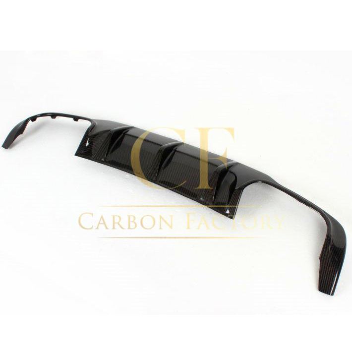 Carbon Fibre Small Fin Rear Diffuser for Mercedes Benz W204 C63 Facelift 12-14-Carbon Factory