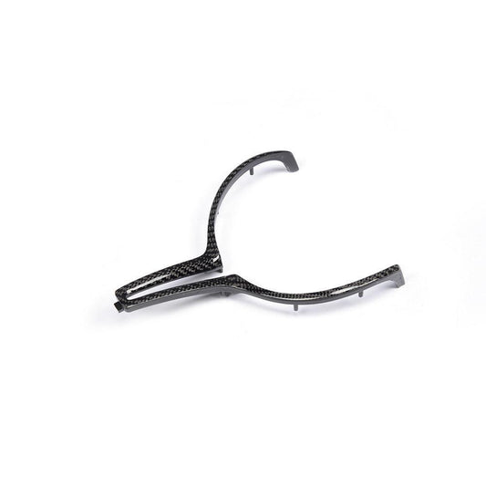 Carbon Fibre Steering Wheel Trim for BMW F80 M3 F82 F83 M4 F10 M5 F06 F12 F13 M6 14-20-Carbon Factory