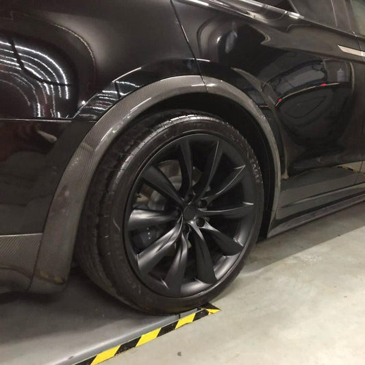 Carbon Fibre Wheel Fender Arches for Tesla Model X 16-Present-Carbon Factory