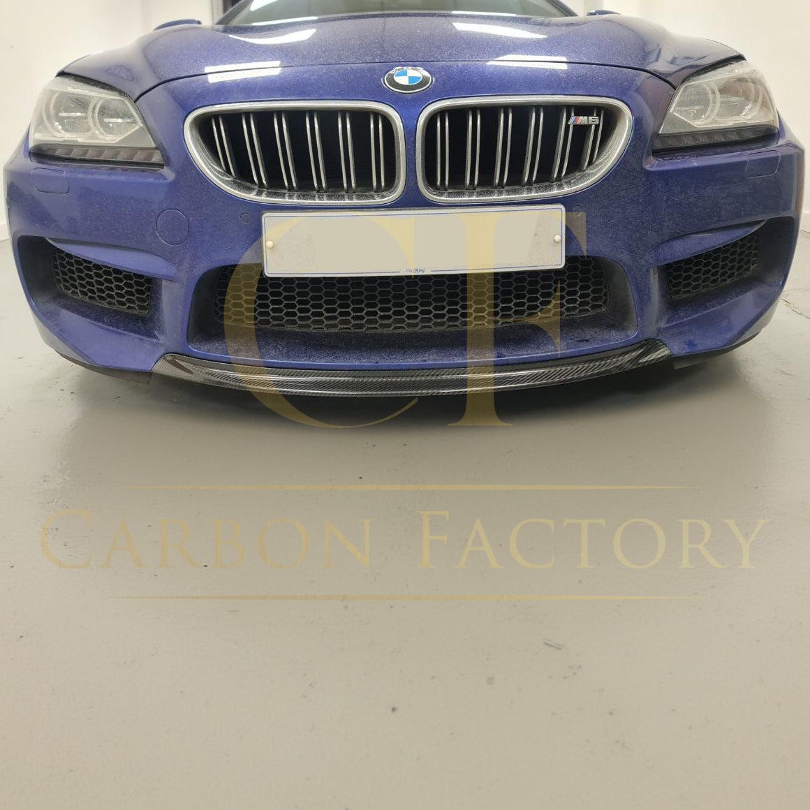 Centre Insert Pre-Preg Carbon Fibre Front Splitter for BMW F06 F12 F13 M6 11-18-Carbon Factory