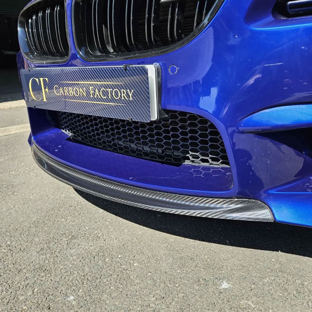 Centre Insert Pre-Preg Carbon Fibre Front Splitter for BMW F06 F12 F13 M6 11-18 - Carbon Factory