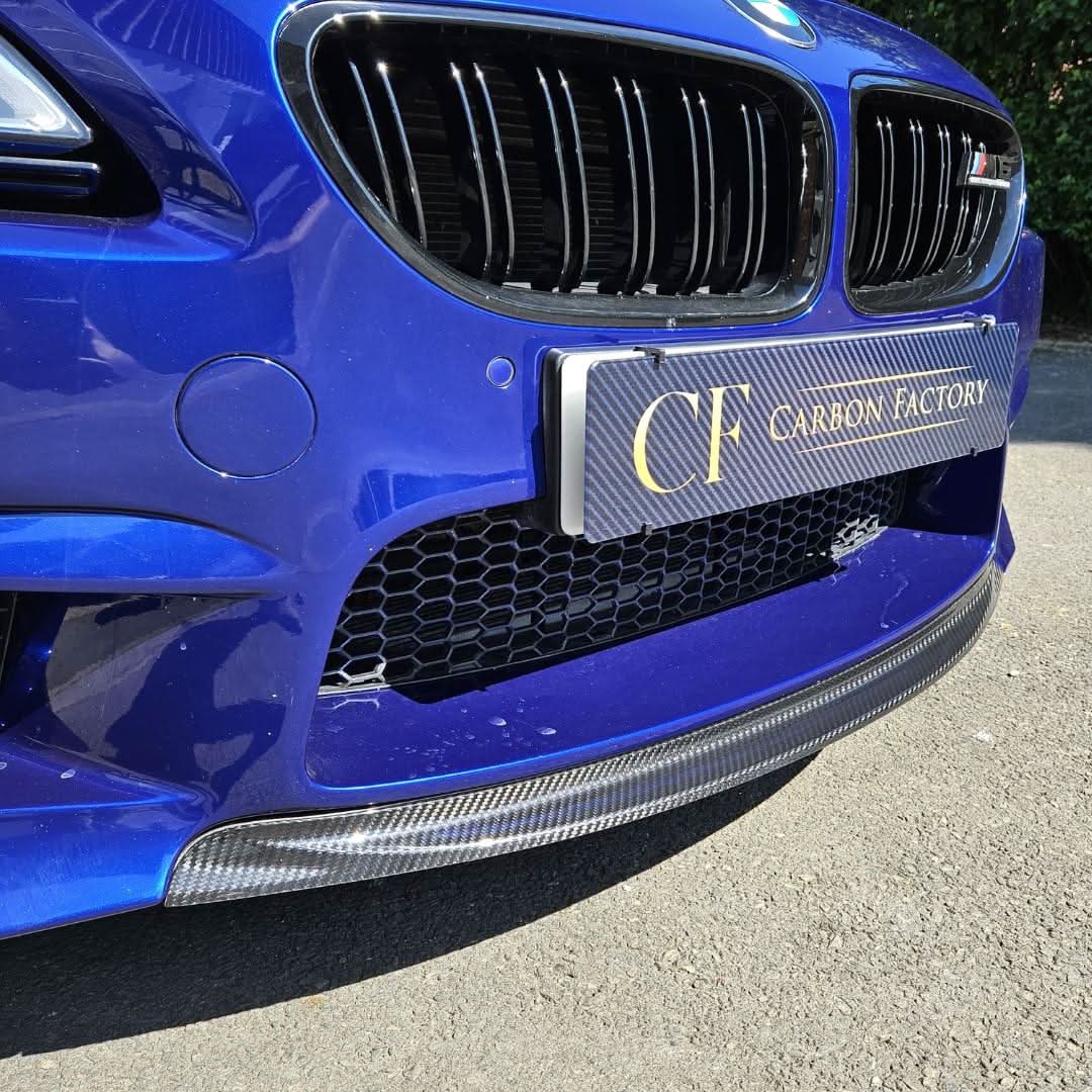 Centre Insert Pre-Preg Carbon Fibre Front Splitter for BMW F06 F12 F13 M6 11-18 - Carbon Factory