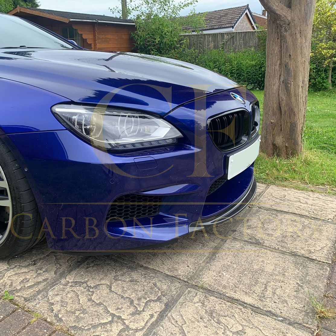 Centre Insert Pre-Preg Carbon Fibre Front Splitter for BMW F06 F12 F13 M6 11-18-Carbon Factory