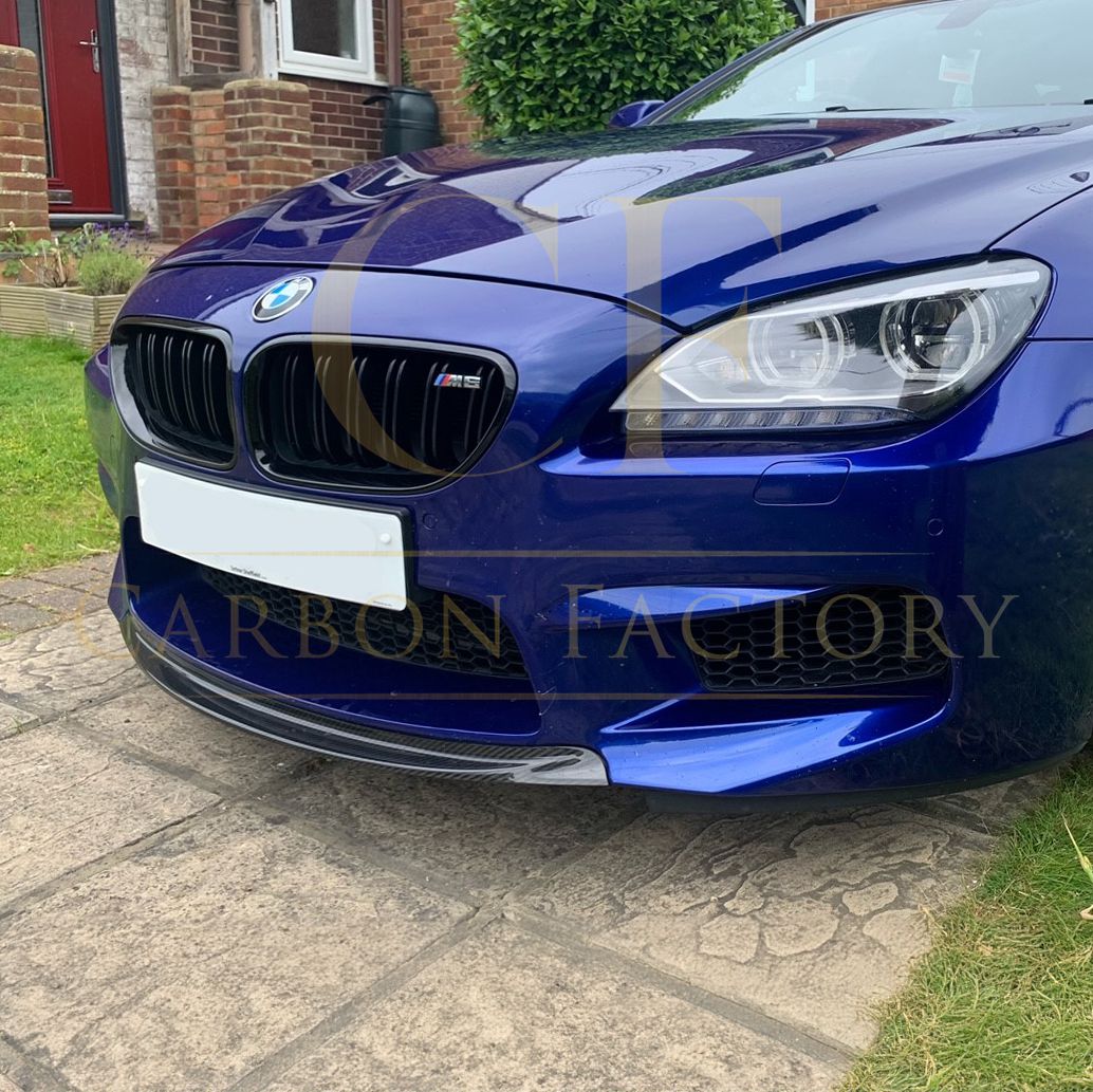 Centre Insert Pre-Preg Carbon Fibre Front Splitter for BMW F06 F12 F13 M6 11-18-Carbon Factory