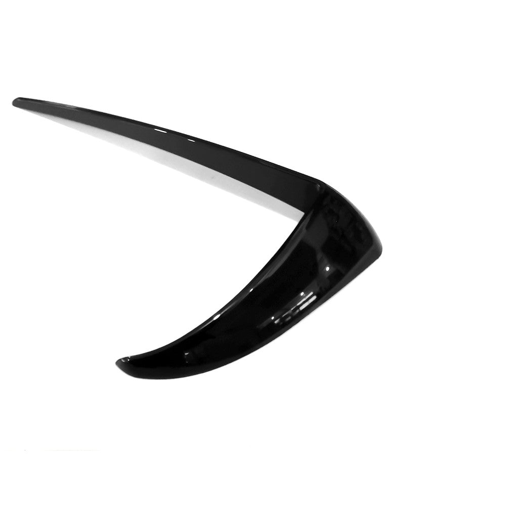 Competition Style Gloss Black Front Bumper Trims for Tesla Model Y 19-24-Carbon Factory