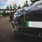 Competition Style Gloss Black Front Bumper Trims for Tesla Model Y 19-24-Carbon Factory