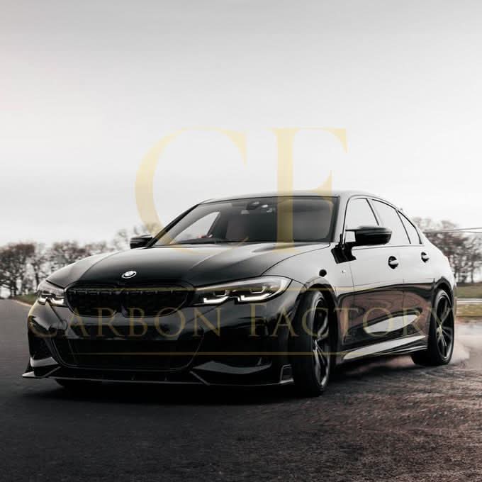 Competition Style Gloss Black Front Splitter for BMW 3 Series G20 G21 Pre-LCI 19-22 - Carbon Factory
