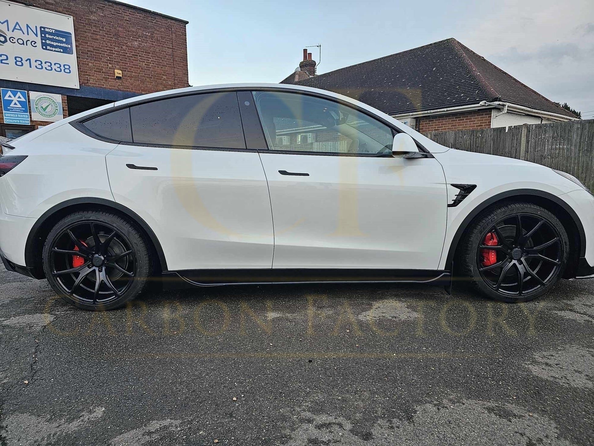 Competition Style Gloss Black Kit for Tesla Model 3 16-23-Carbon Factory