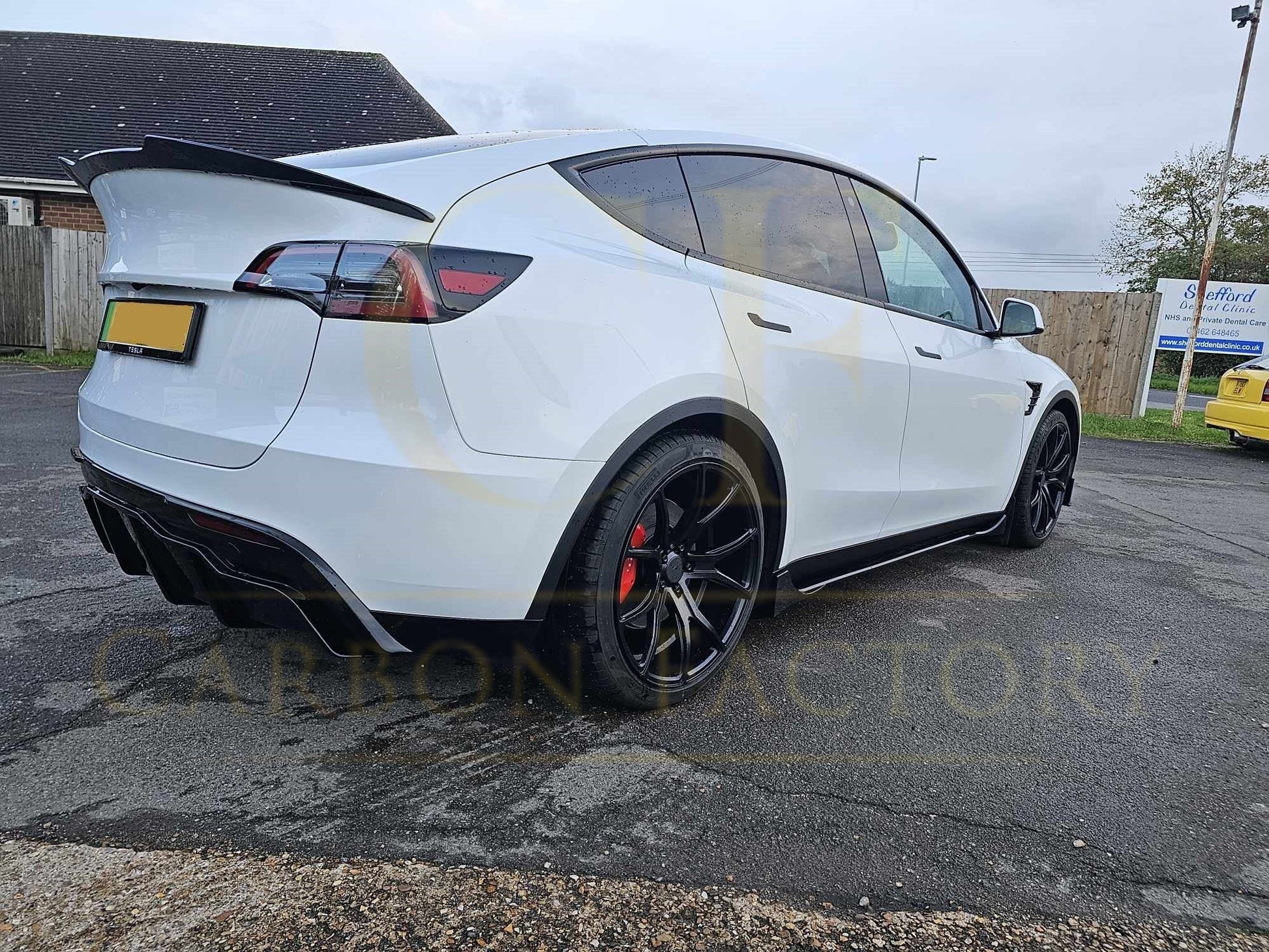 Competition Style Gloss Black Kit for Tesla Model 3 16-23-Carbon Factory