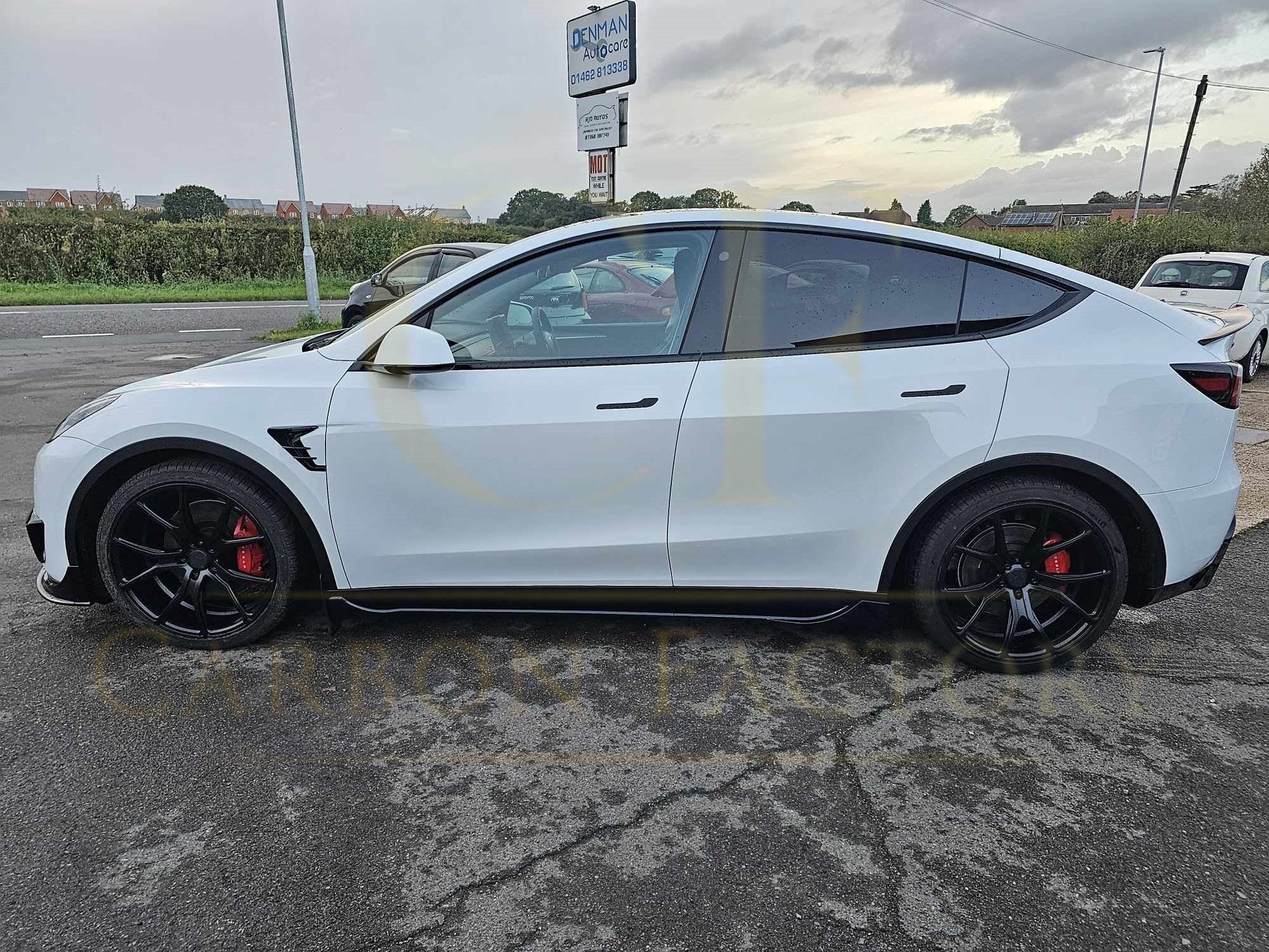 Competition Style Gloss Black Kit for Tesla Model 3 16-23-Carbon Factory