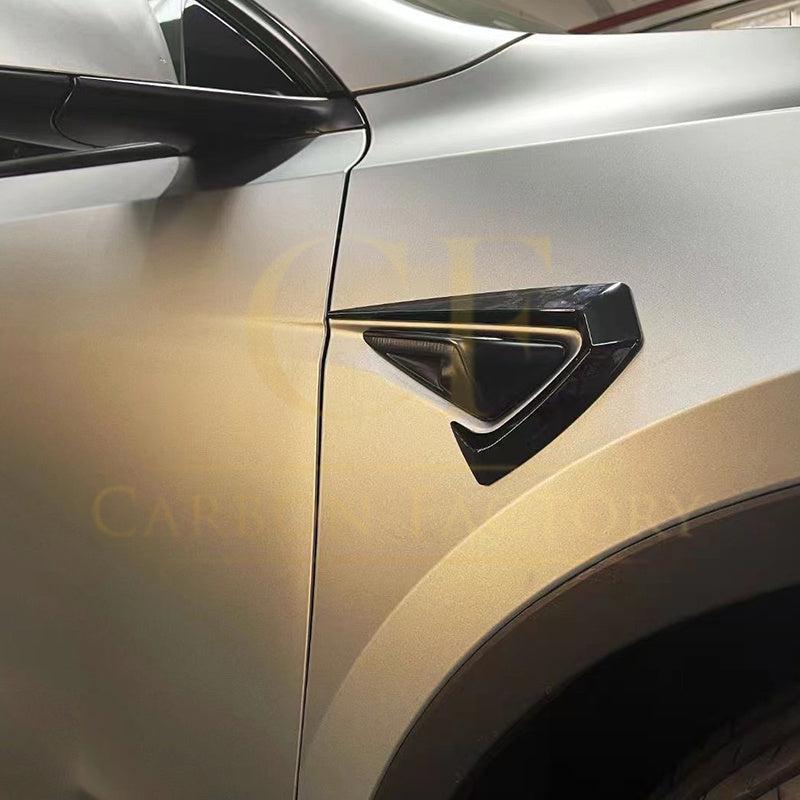 Competition Style Gloss Black Kit for Tesla Model Y 19-24-Carbon Factory
