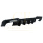 Competition Style Gloss Black Rear Diffuser Quad Exhaust for BMW F10 5 Series 10-17-Carbon Factory