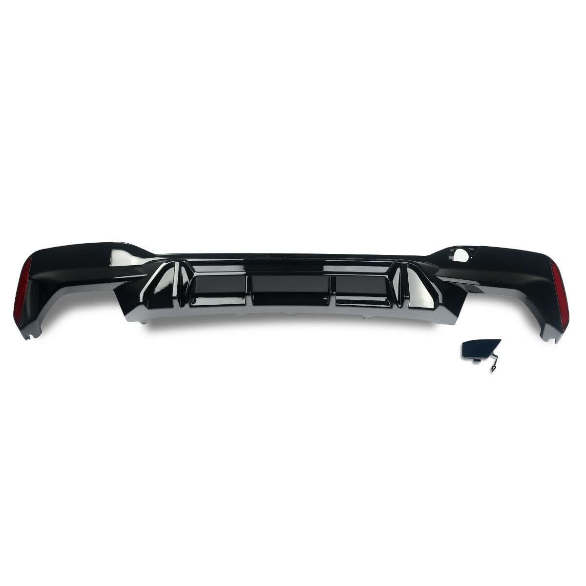 Competition Style Gloss Black Rear Diffuser for BMW G30 G31 5 Series M Sport 17-24 - Carbon Factory