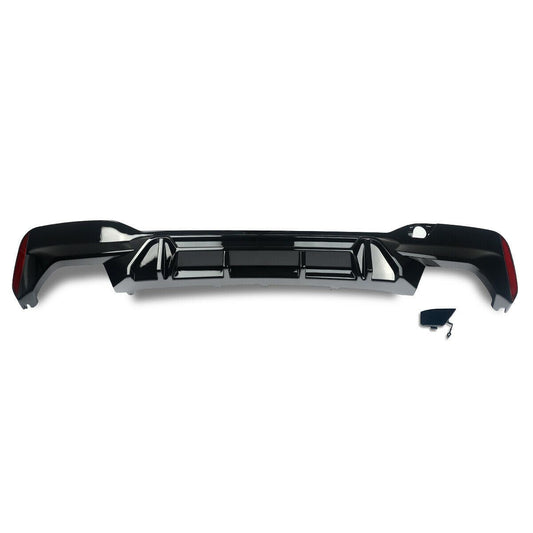 Competition Style Gloss Black Rear Diffuser for BMW G30 G31 5 Series M Sport 17-24-Carbon Factory