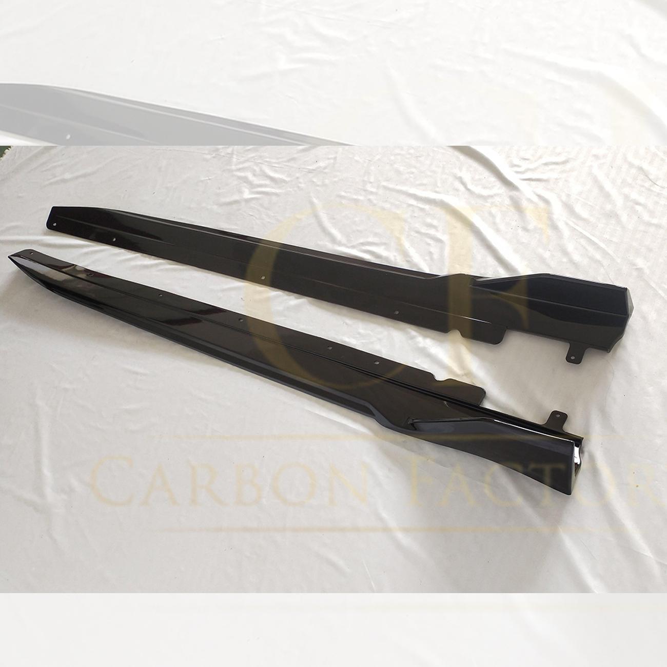 Competition Style Gloss Black Side Skirts for BMW 3 Series G20 19-Present-Carbon Factory