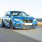 D Style Carbon Fibre Front Splitter for BMW F87 M2C Competition 16-21-Carbon Factory