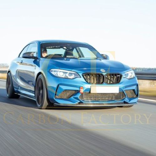D Style Carbon Fibre Front Splitter for BMW F87 M2C Competition 16-21-Carbon Factory