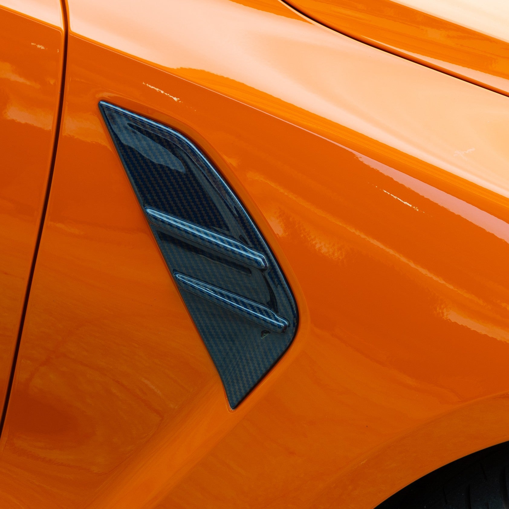 Pre-Preg Carbon Fibre Replacement Side Fender Trim for BMW G80 M3 21-Present - Carbon Factory