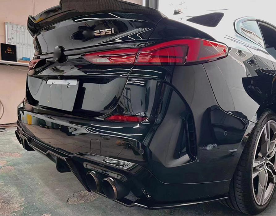 DK2 Style Gloss Black Rear Diffuser for BMW F44 2 Series 21-Present-Carbon Factory