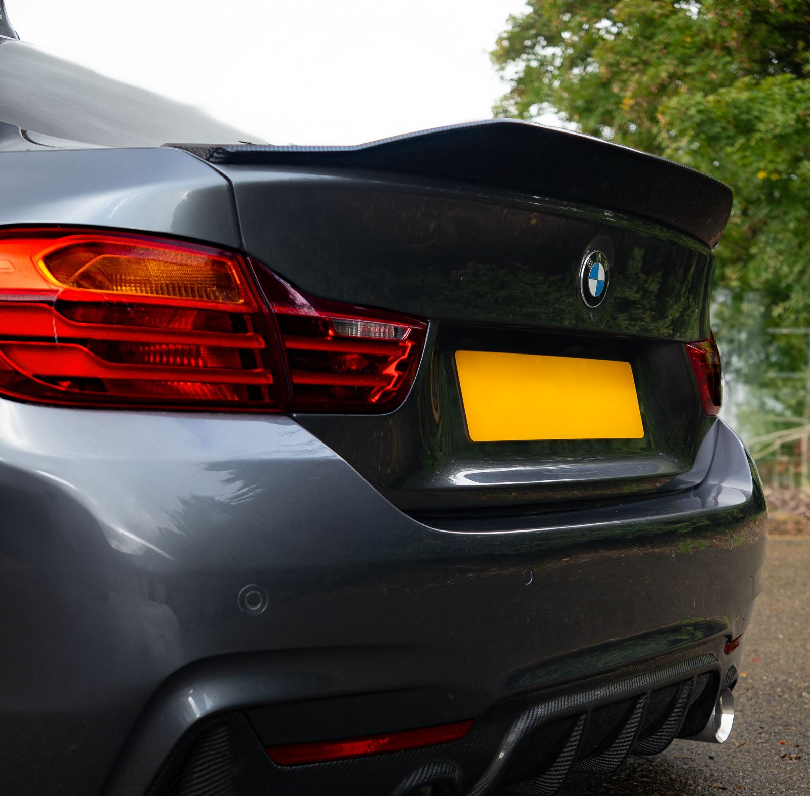 DS Style Carbon Fibre Boot Spoiler for BMW 4 Series F32 Coupe 14-20-Carbon Factory