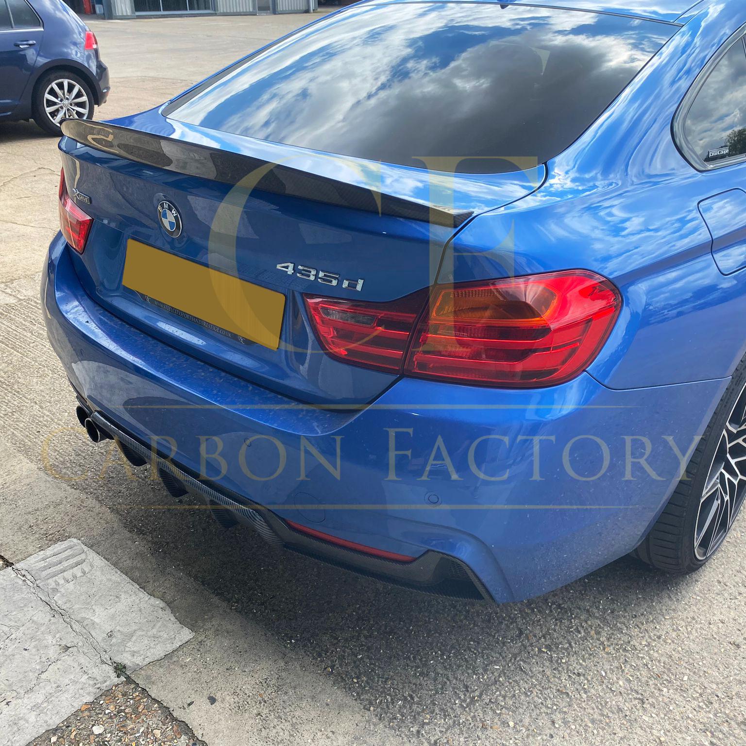 DS Style Carbon Fibre Boot Spoiler for BMW 4 Series F36 Gran Coupe 14-20-Carbon Factory