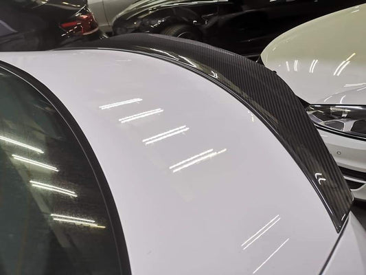 DS Style Pre-Preg Carbon Fibre Boot Spoiler for Mercedes Benz W205 C Class Saloon 15-21-Carbon Factory