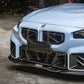 DS Style Pre-Preg Carbon Fibre Front Bumper Trim for BMW G87 M2 23-Present-Carbon Factory