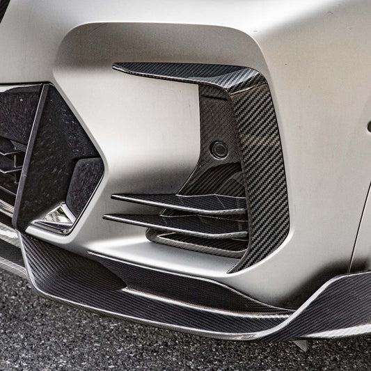 DS Style Pre-Preg Carbon Fibre Front Induction Trims for BMW G01 X3 G02 X4 G08 IX3 LCI 22-25-Carbon Factory