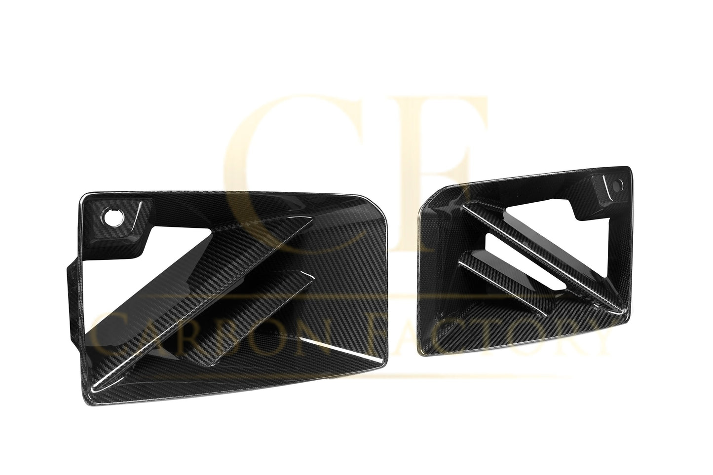 DS Style Pre-Preg Carbon Fibre Front Induction Trims for BMW G87 M2 23-Present-Carbon Factory